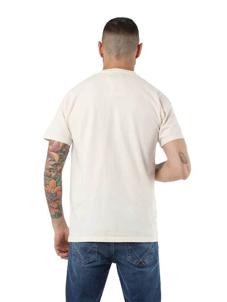 T-SHIRT MANICA CORTA WORK POCKET UOMO BEIGE