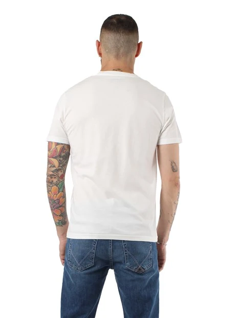 T-SHIRT MANICA CORTA SUPIMA IN COTONE UOMO BIANCO