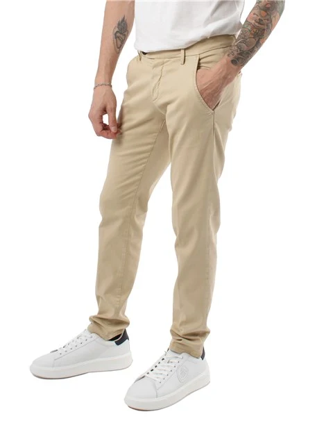 PANTALONE SLIM NEW ROLF UOMO BEIGE