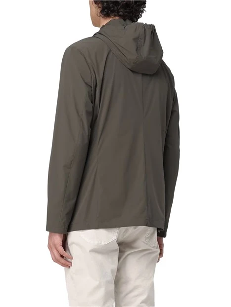 GIACCA BLAZER MONOPETTO CON CAPPUCCIO UOMO VERDE
