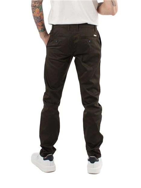 PANTALONI CHINO VERDE SCURO