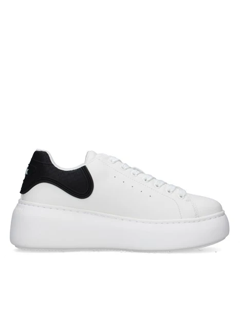SNEAKERS PLATFORM XDX188XV937 DONNA BIANCO NERO