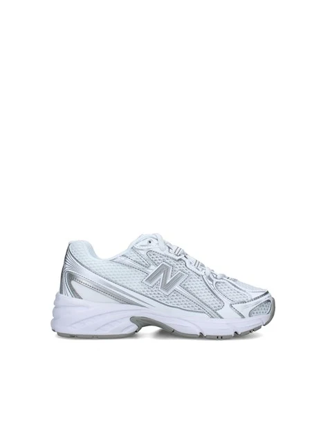 SNEAKERS BASSE GR740WM UNISEX BAMBINO BIANCO ARGENTO