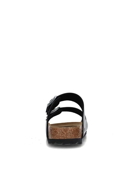 CIABATTE 1029224 ARIZONA DONNA NERO METALLIZZATO