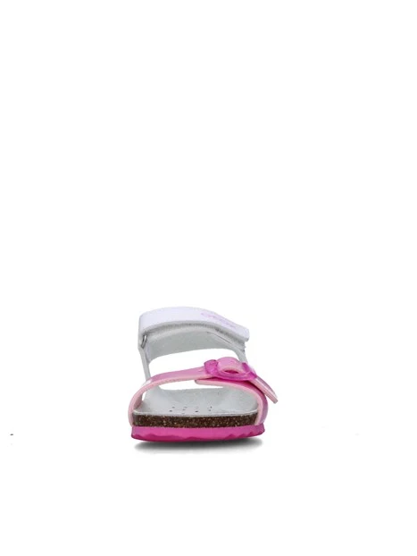 SANDALI BASSI B552RC054AJ CHALKI BAMBINA BIANCO ROSA