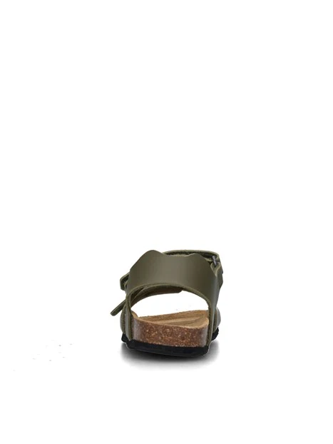 SANDALI BASSI J028LB000BC GHITA BAMBINO VERDE MILITARE