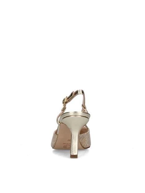 SLINGBACK 118 DONNA PLATINO