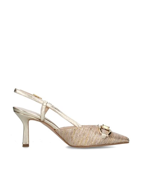 SLINGBACK 118 DONNA PLATINO