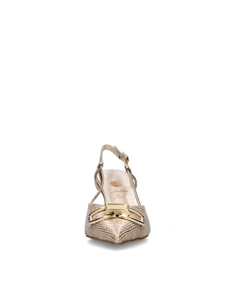 SLINGBACK 118 DONNA PLATINO