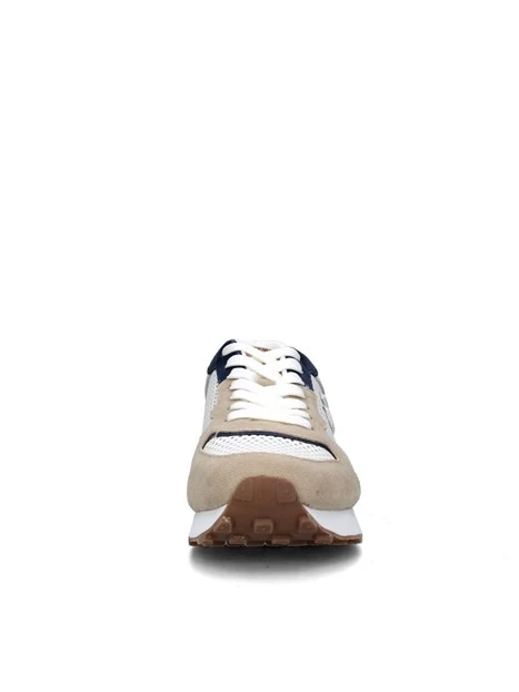SNEAKERS BASSE AGM451401 UOMO BIANCO BEIGE