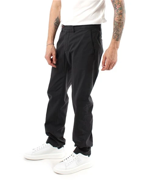 PANTALONI CHINO TIME UOMO NERO