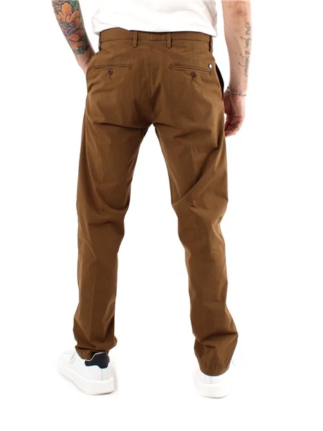 PANTALONI CHINO TIME UOMO MARRONE