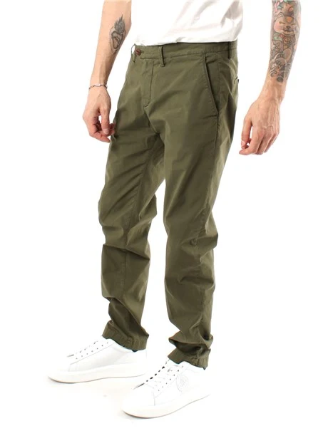 PANTALONI CHINO TIME UOMO VERDE