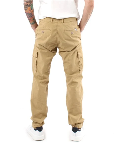 PANTALONI CARGO GALWAY IN POPELINE UOMO BEIGE