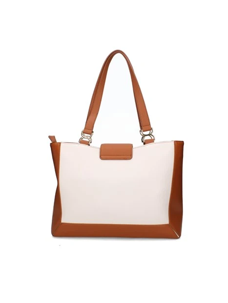 BORSA A SPALLA 17074-BON-S5B-A DONNA BEIGE CUOIO