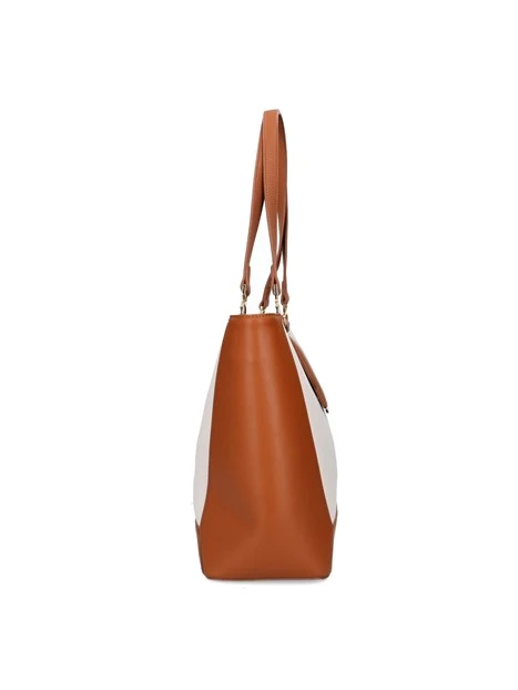 BORSA A SPALLA 17074-BON-S5B-A DONNA BEIGE CUOIO