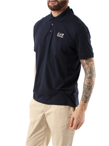 POLO MANICA CORTA TENNIS CLUB UOMO BLU