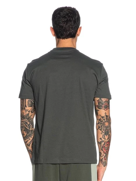T-SHIRT MANICA CORTA GIROCOLLO VISIBILITY IN COTONE UOMO VERDE