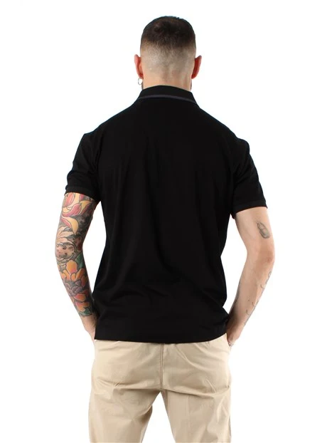 POLO MANCA CORTA  SUMMER BLOCK UOMO NERO