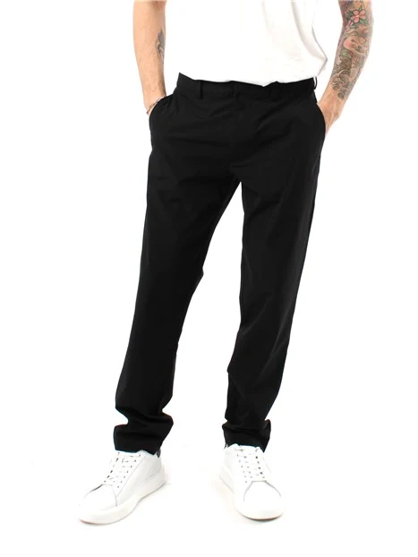 PANTALONI AFFUSOLATI UOMO NERO