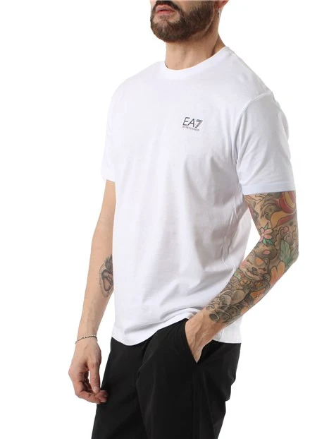 T-SHIRT MANICA CORTA LOGO SERIES UOMO BIANCO