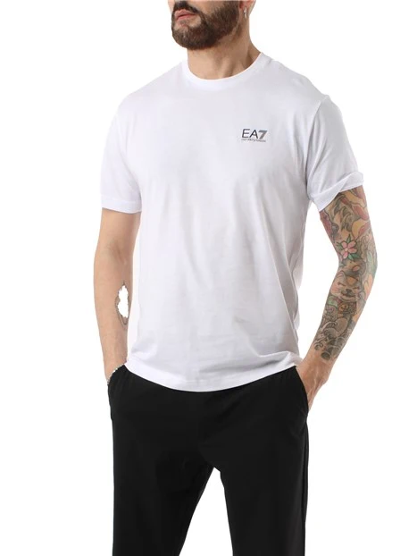 T-SHIRT MANICA CORTA LOGO SERIES UOMO BIANCO
