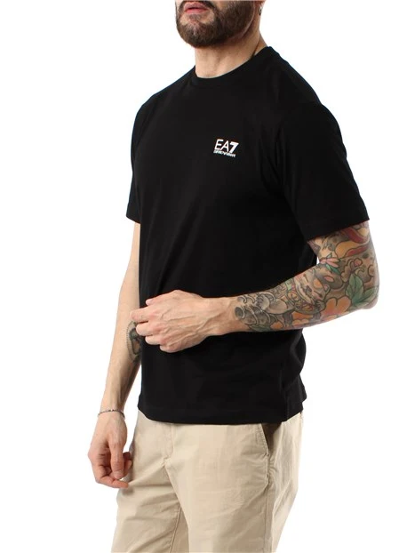 T-SHIRT MANICA CORTA LOGO SERIES UOMO NERO