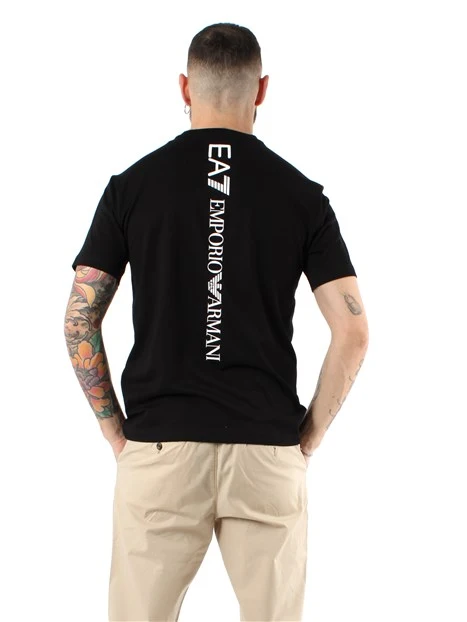 T-SHIRT MANICA CORTA LOGO SERIES UOMO NERO