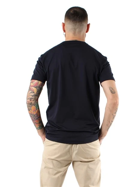 T-SHIRT MANICA CORTA CON SCUDETTO EA7 UOMO BLU