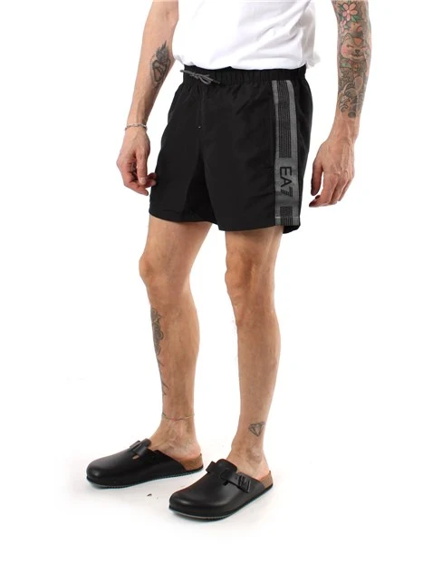 COSTUME DA BAGNO CON BANDA UOMO NERO