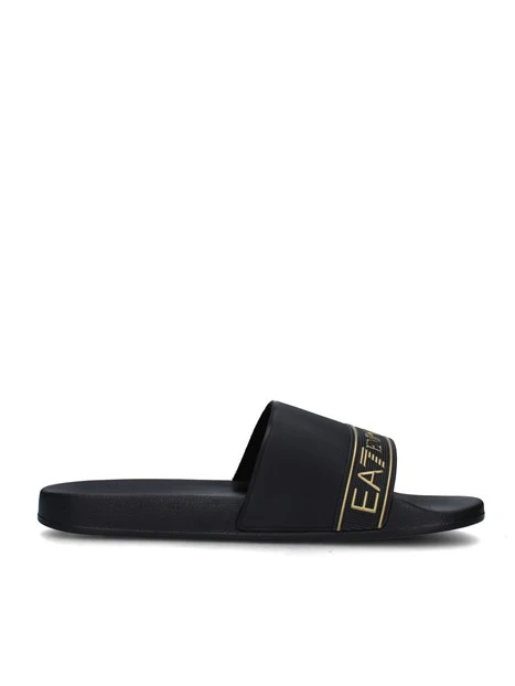SANDALI MARE 7X000110AF15128 UOMO NERO ORO