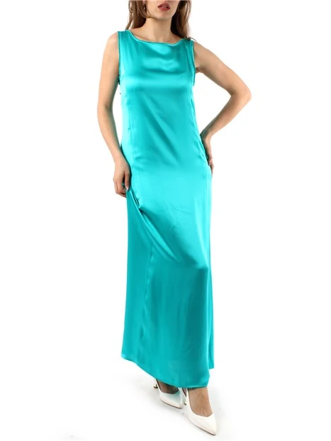 VESTITO LUNGO SHINY CADY DONNA TURCHESE