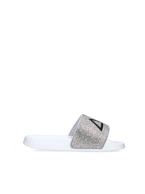 SANDALI MARE X35405 CON STRASS BAMBINA BIANCO