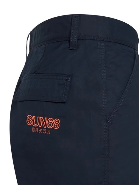 BERMUDA CARGO IN COTONE UOMO BLU NAVY