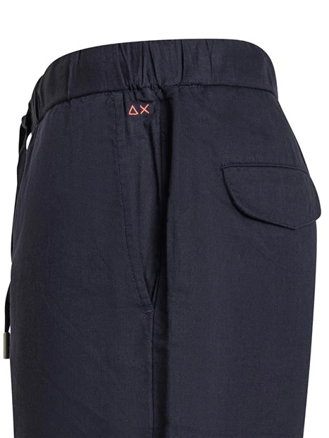BERMUDA CARGO IN COTONE UOMO VERDE SCURO