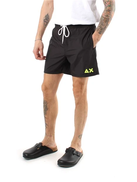 BOXER MARE IN NYLON UOMO NERO