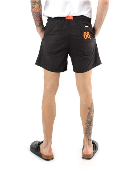 BOXER MARE IN NYLON UOMO NERO