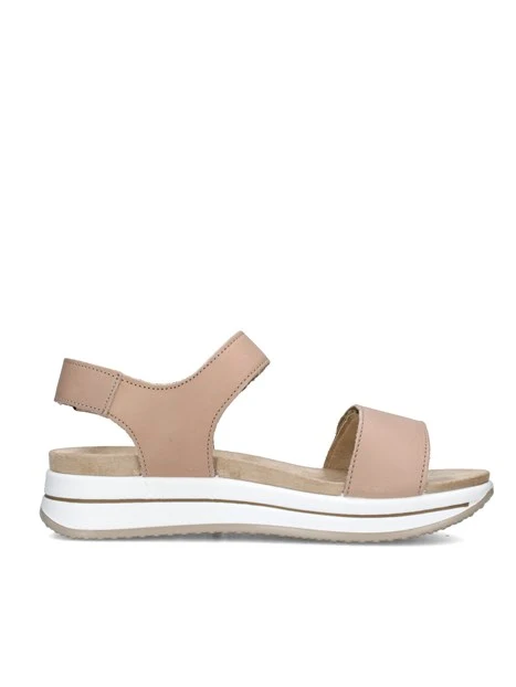 SANDALI CON ZEPPA 7675422 DONNA MARRONE