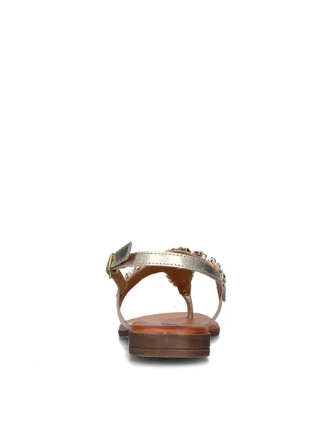 SANDALI TACCO BASSO 7684222 DONNA ORO