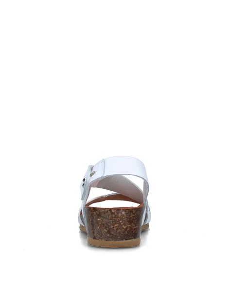 SANDALI CON ZEPPA 7698411 DONNA BIANCO