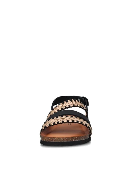 SANDALI CON ZEPPA 7698500 DONNA NERO