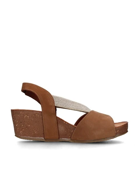 SANDALI CON ZEPPA 7699333 DONNA CUOIO