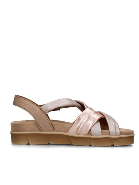 SANDALI CON ZEPPA 7668911 DONNA BEIGE