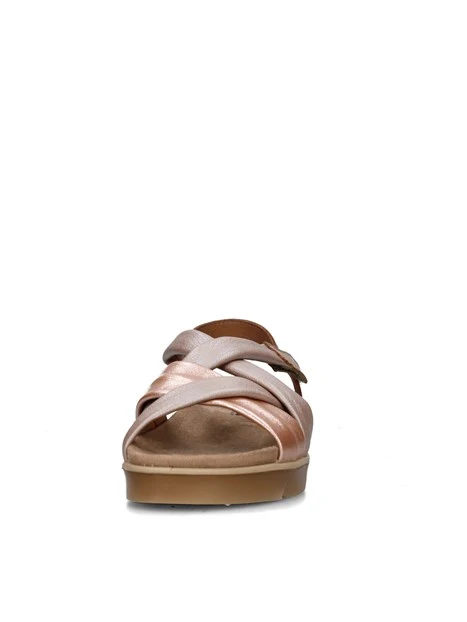 SANDALI CON ZEPPA 7668911 DONNA BEIGE