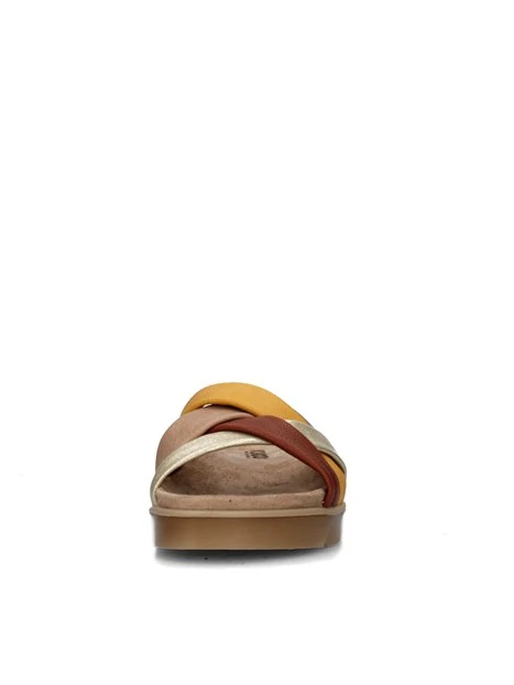 CIABATTE 7669000 DONNA BEIGE GIALLO