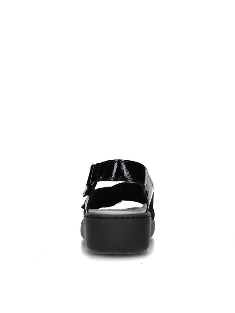 SANDALI CON ZEPPA 7775000 DONNA NERO