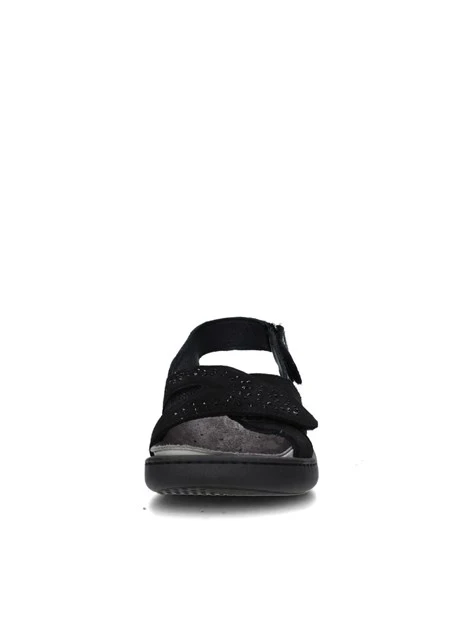 SANDALI CON ZEPPA 7775000 DONNA NERO