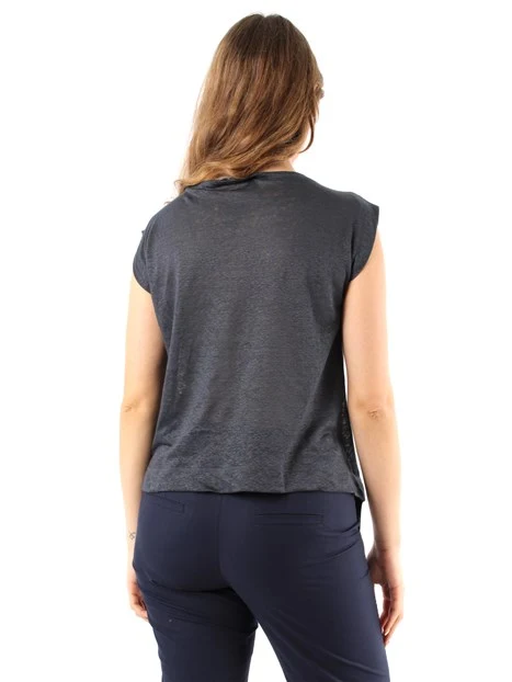 T-SHIRT MANICA CORTA DONNA GRIGIO