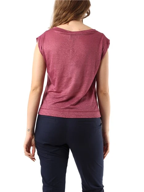 T-SHIRT MANICA CORTA DONNA VIOLA