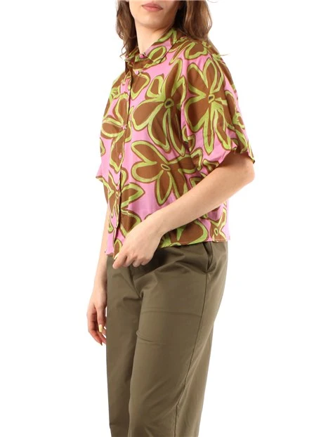 CAMICIA KIMONO A FANTASIA DONNA ROSA
